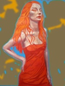 unfinished painting